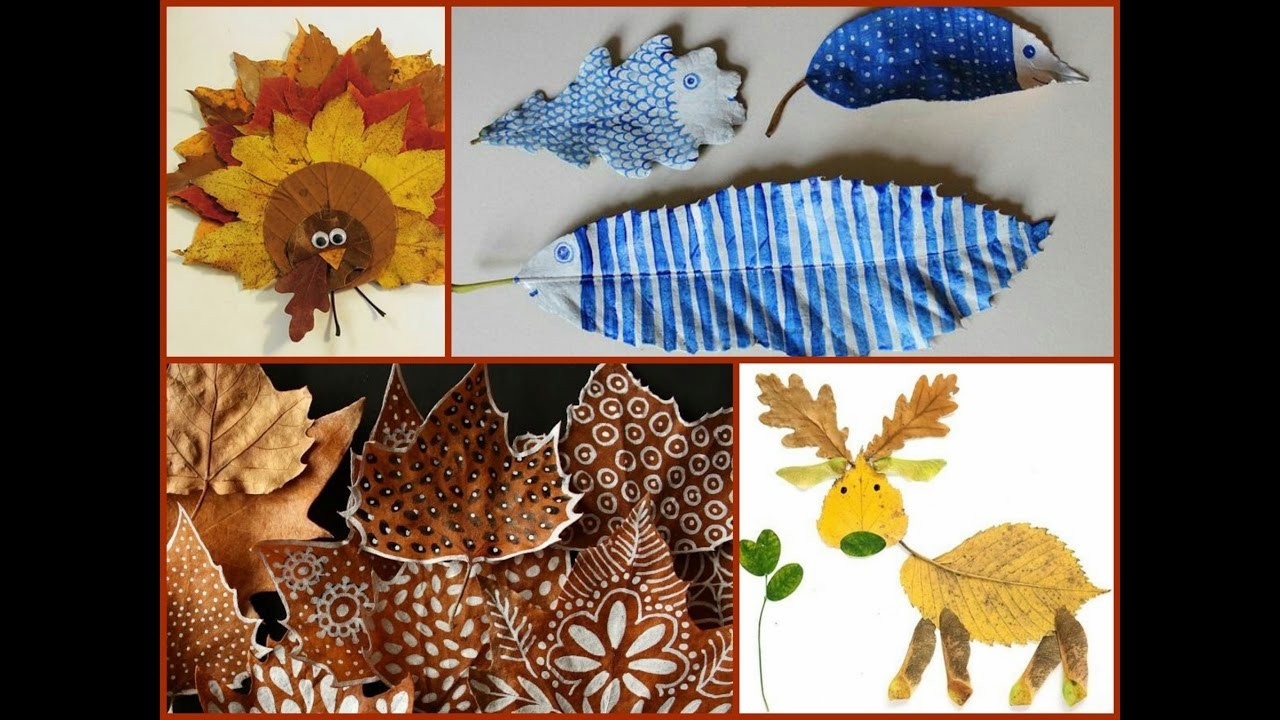 Art Ideas For Adults
 Fall Leaf Craft Ideas Leaves Crafts for Kids and Adults