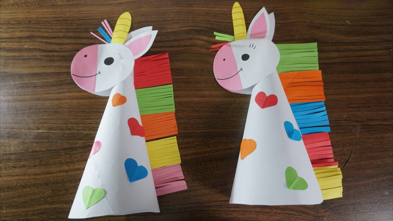 Arts &amp; Crafts For Kids
 Paper unicorn crafts for kids paper craft art