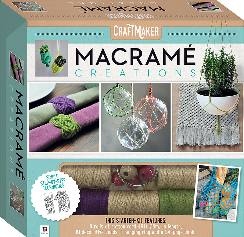 Arts And Craft Kits For Adults
 CraftMaker Macrame Creations Kit Craft kits Art