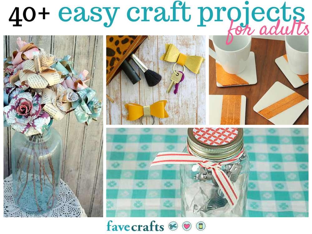 Arts And Crafts Gifts For Adults
 44 Easy Craft Projects For Adults