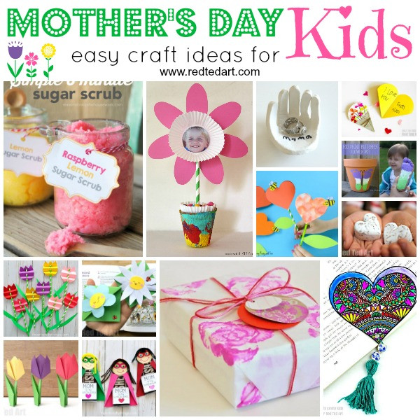 Arts And Crafts Mothers Day Gift Ideas
 Easy Mother s Day Crafts for Kids to Make Red Ted Art