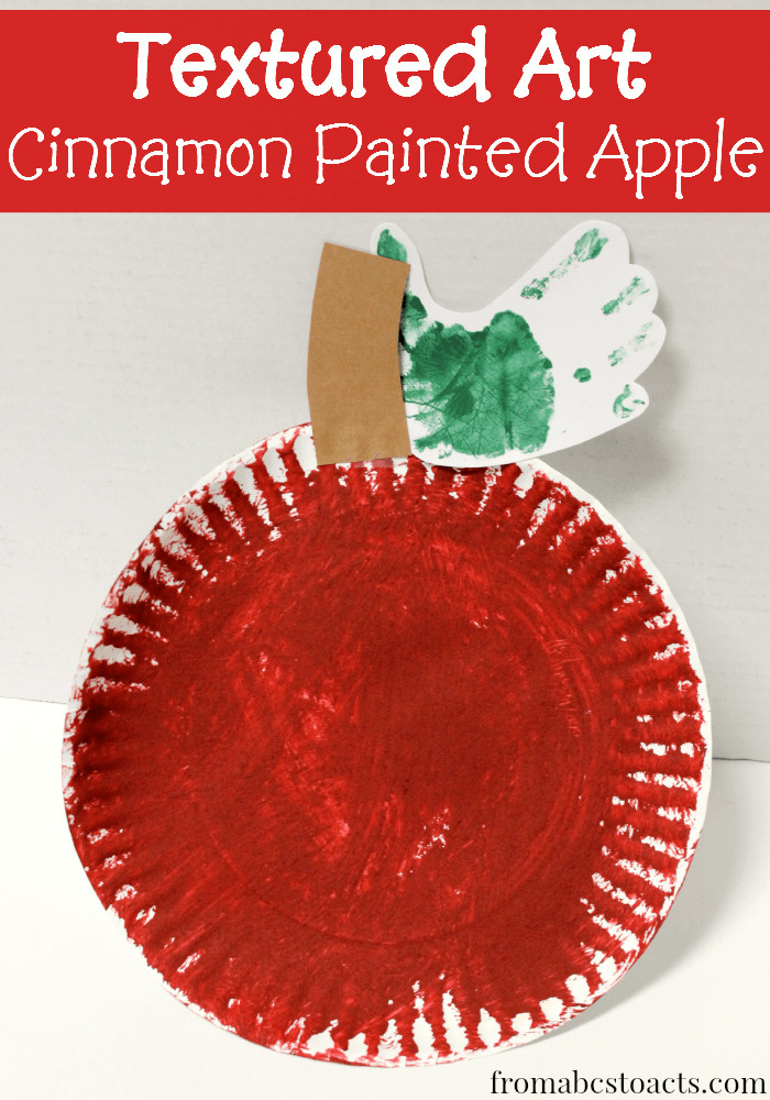 Arts Crafts For Preschoolers
 Textured Apple Preschool Craft From ABCs to ACTs