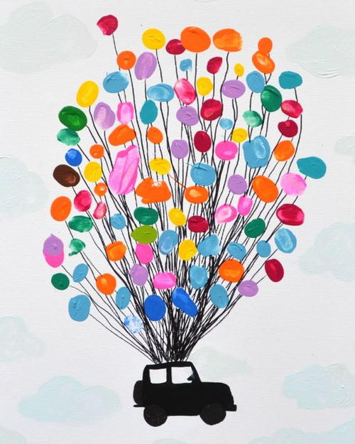 Arts Ideas For Toddlers
 Thumbprint Art for Kids