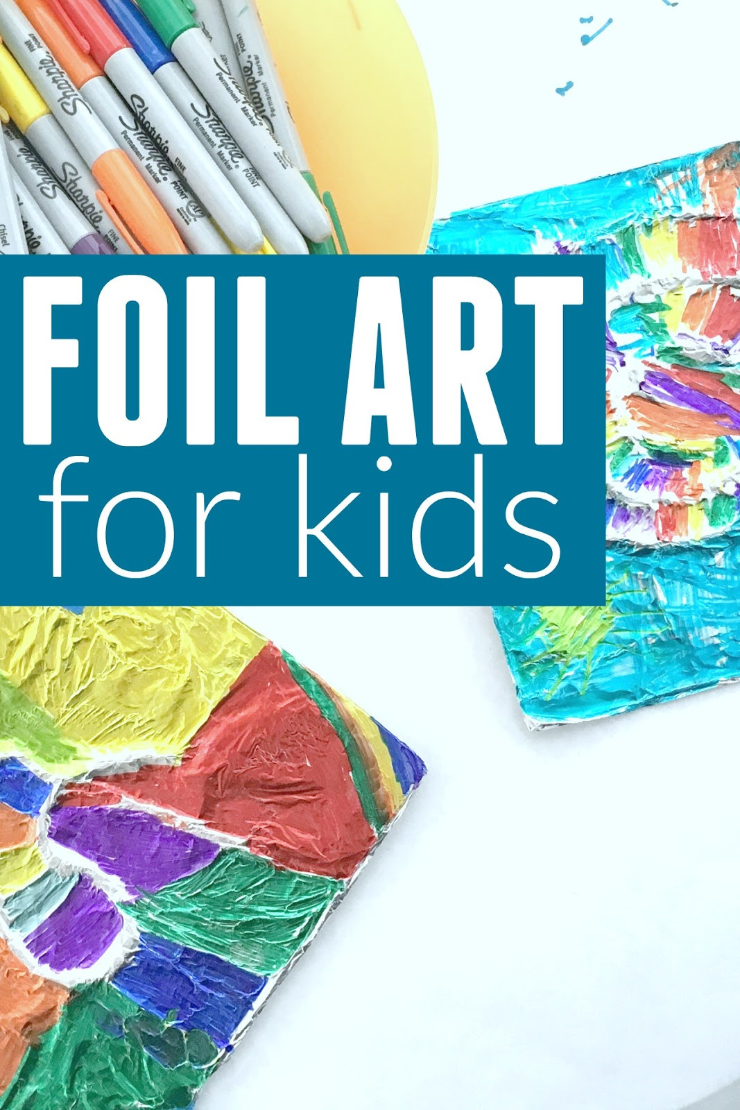 Arts Ideas For Toddlers
 Toddler Approved Foil Art for Kids