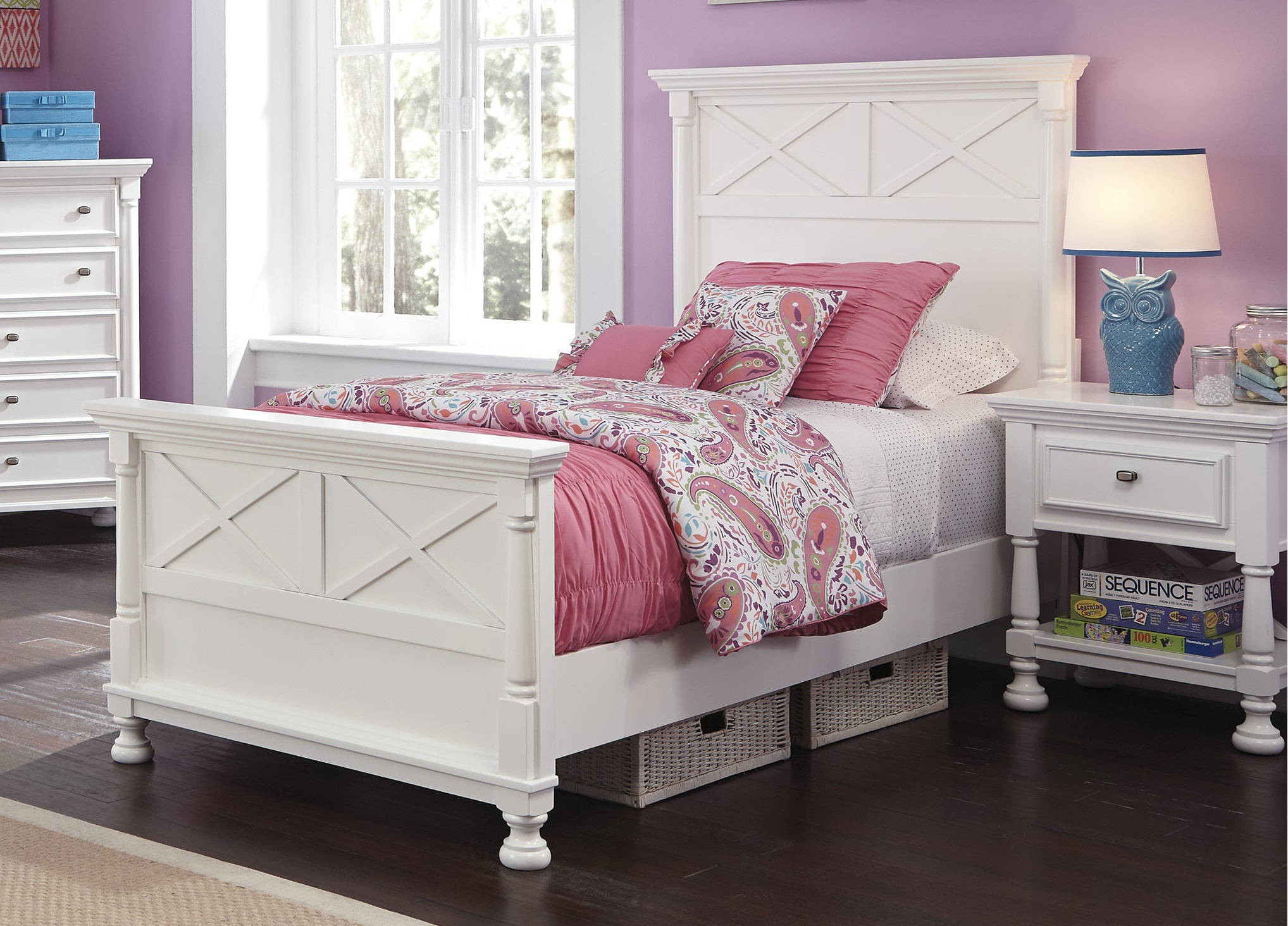 Ashley Kids Bedroom Set
 Ashley Furniture Kaslyn White 2pc Kids Bedroom Set with