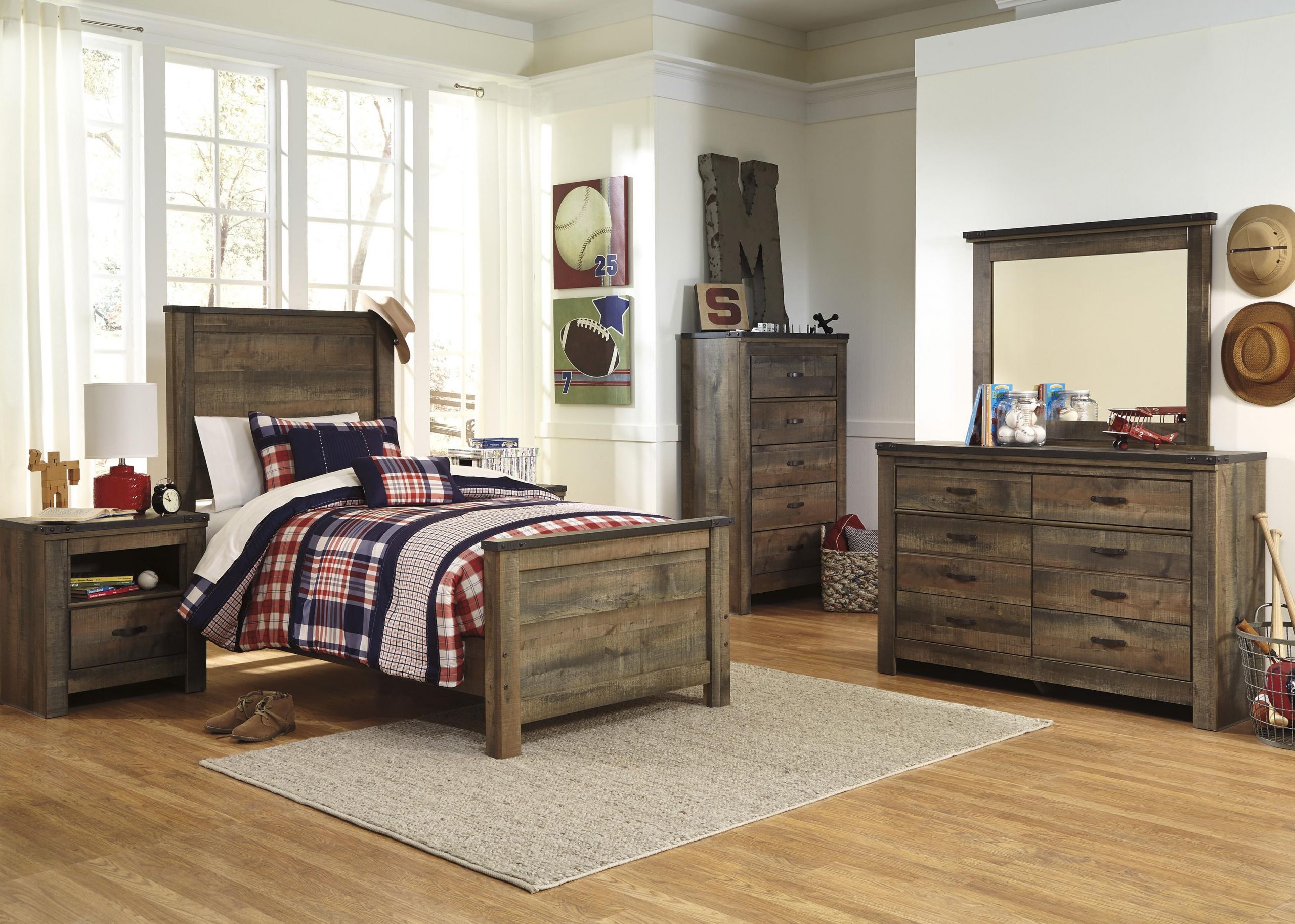 Ashley Kids Bedroom Set
 Del Sol AS Trinell Twin Bedroom Group