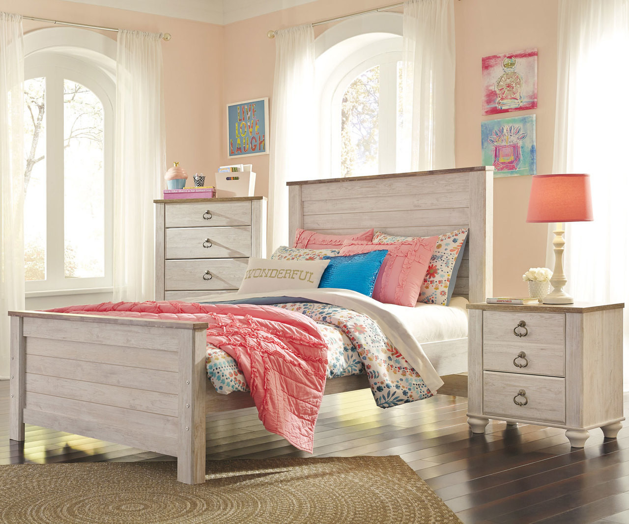 Ashley Kids Bedroom Set
 Willowton Full Size Panel Bed B267