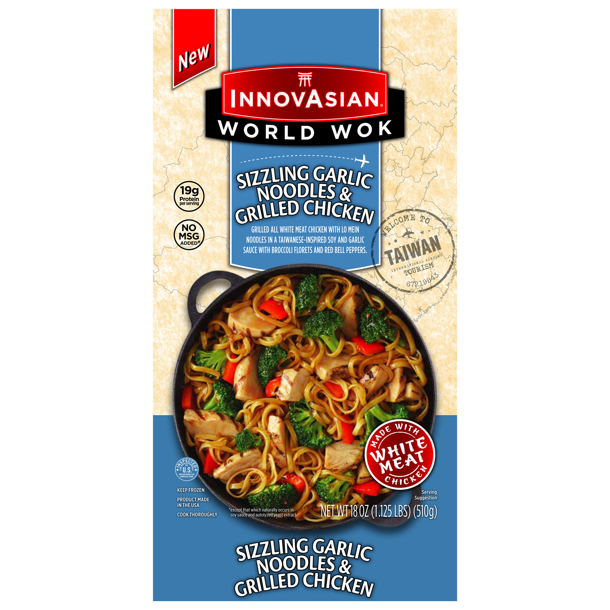 Asian Noodles Walmart
 InnovAsian World Wok Sizzling Garlic Noodles & Grilled