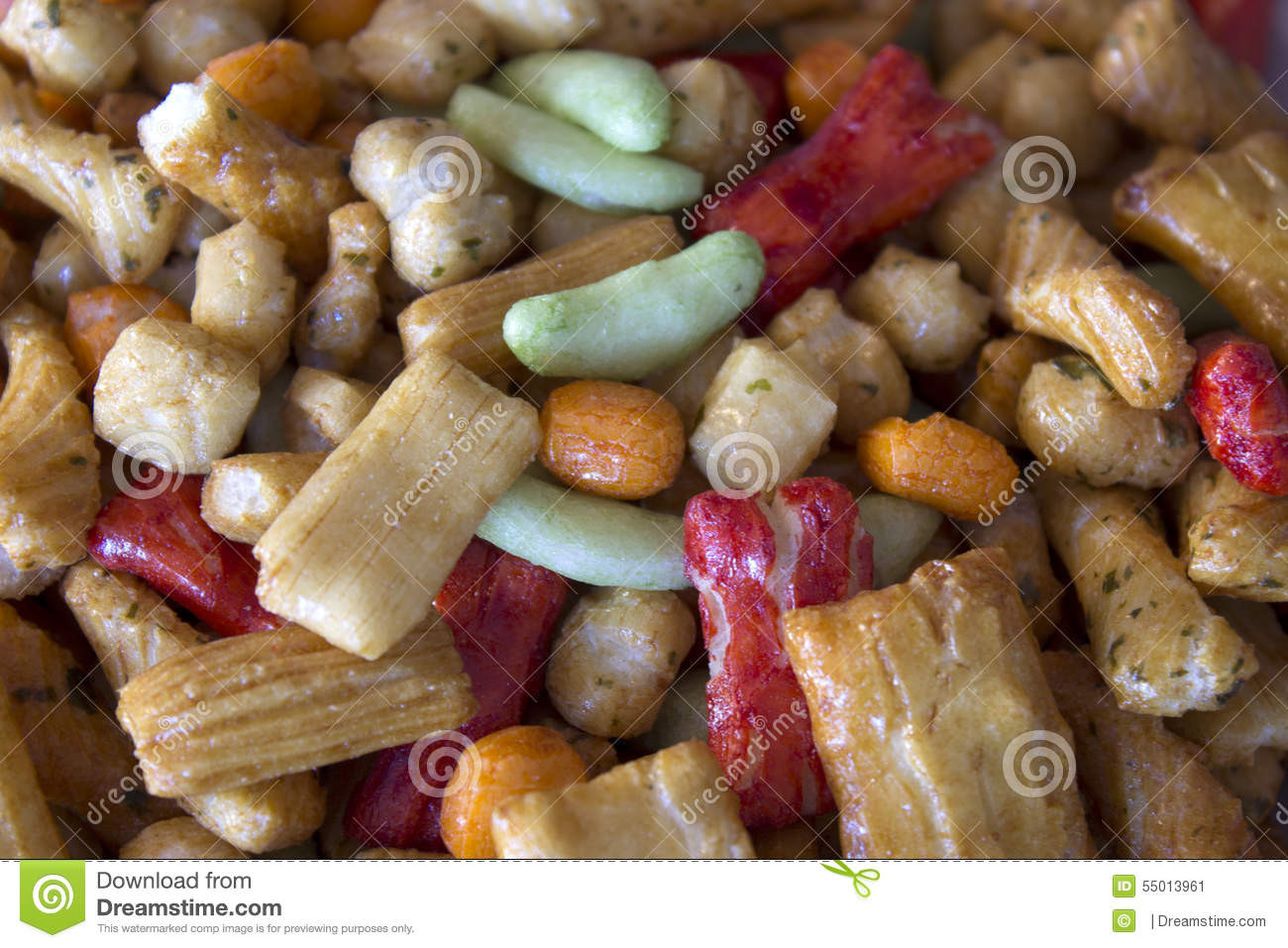 Asian Rice Crackers
 Chinese rice crackers stock image Image of snack tasty