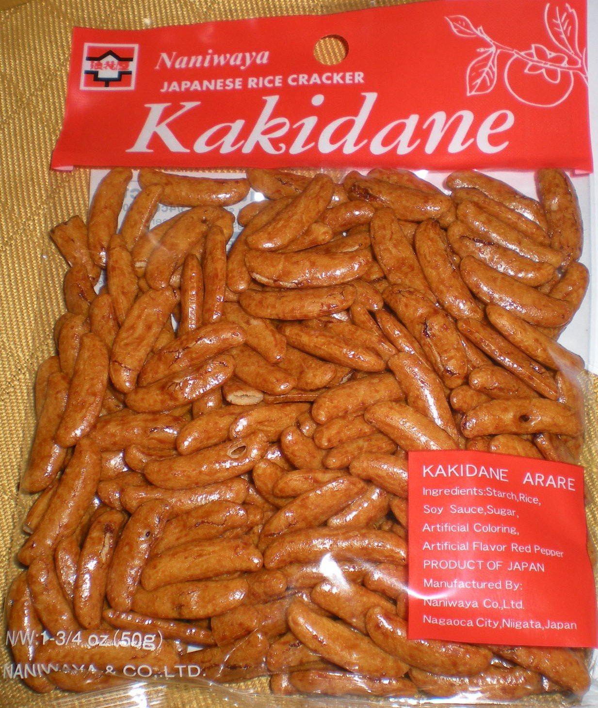 Asian Rice Crackers
 Naniwaya Kakidane Authentic Spicy Japanese Rice Crackers