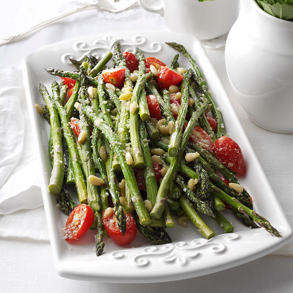 Asparagus Side Dishes
 Tuscan Style Roasted Asparagus Recipe