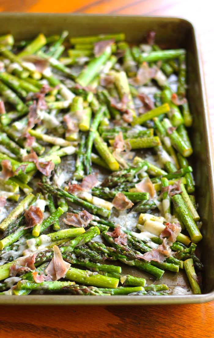 Asparagus Side Dishes
 Prosciutto and Parmesan Baked Asparagus Smile Sandwich