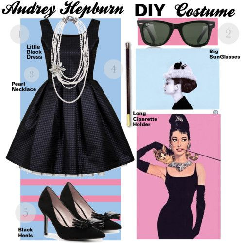Audrey Hepburn Costume DIY
 Audrey Hepburn DIY costume