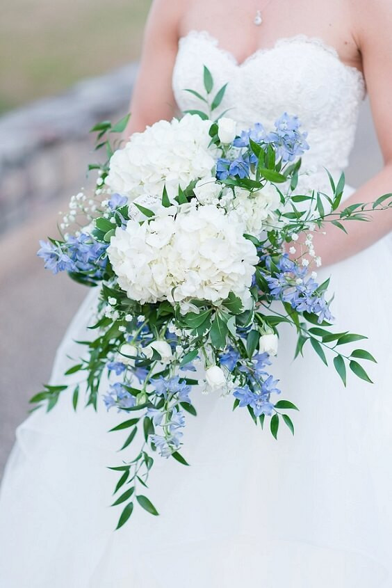 August Wedding Flowers
 Blue August Wedding Light Blue Bridesmaid Dresses Navy