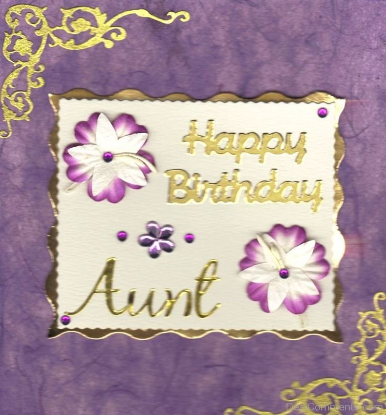 Aunt Birthday Cards
 Birthday Wishes for Aunt Graphics for