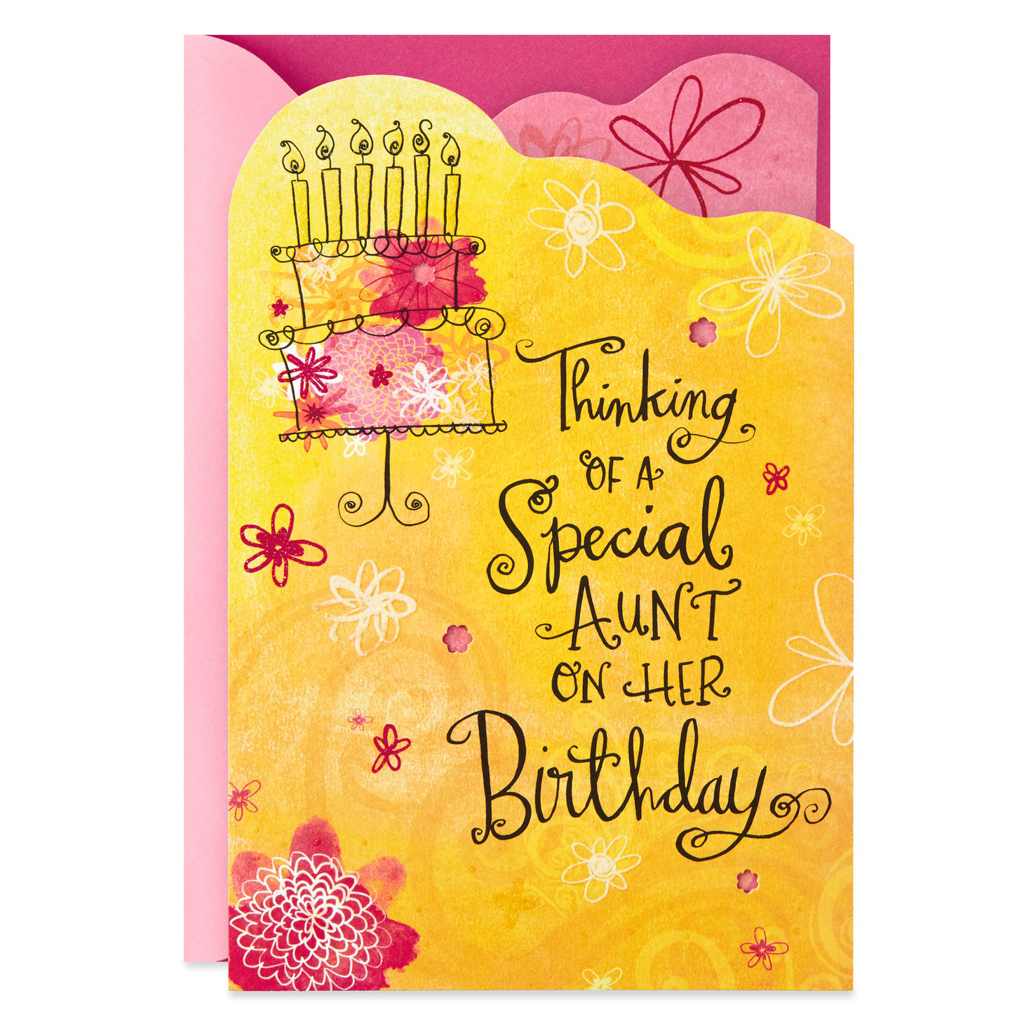 Aunt Birthday Cards
 Thinking of You Birthday Card for Aunt Greeting Cards