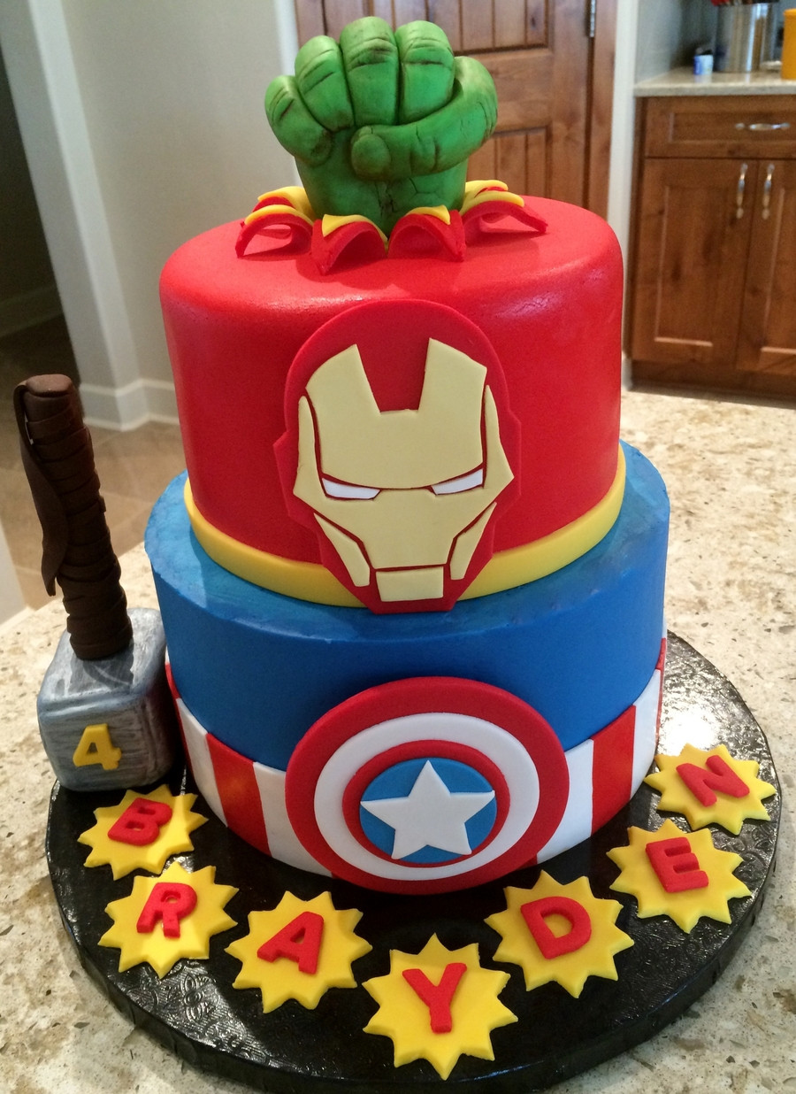 Avengers Birthday Cakes
 Avenger Cake CakeCentral