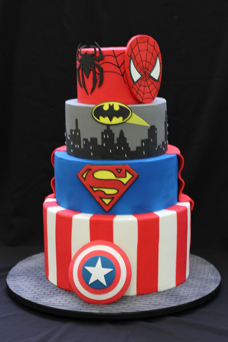 Avengers Birthday Cakes
 703 best Super Heros images on Pinterest