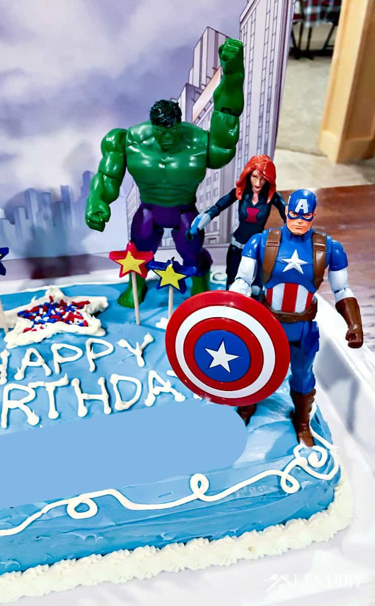 Avengers Birthday Cakes
 Avengers Birthday Cake Idea and Party Supplies