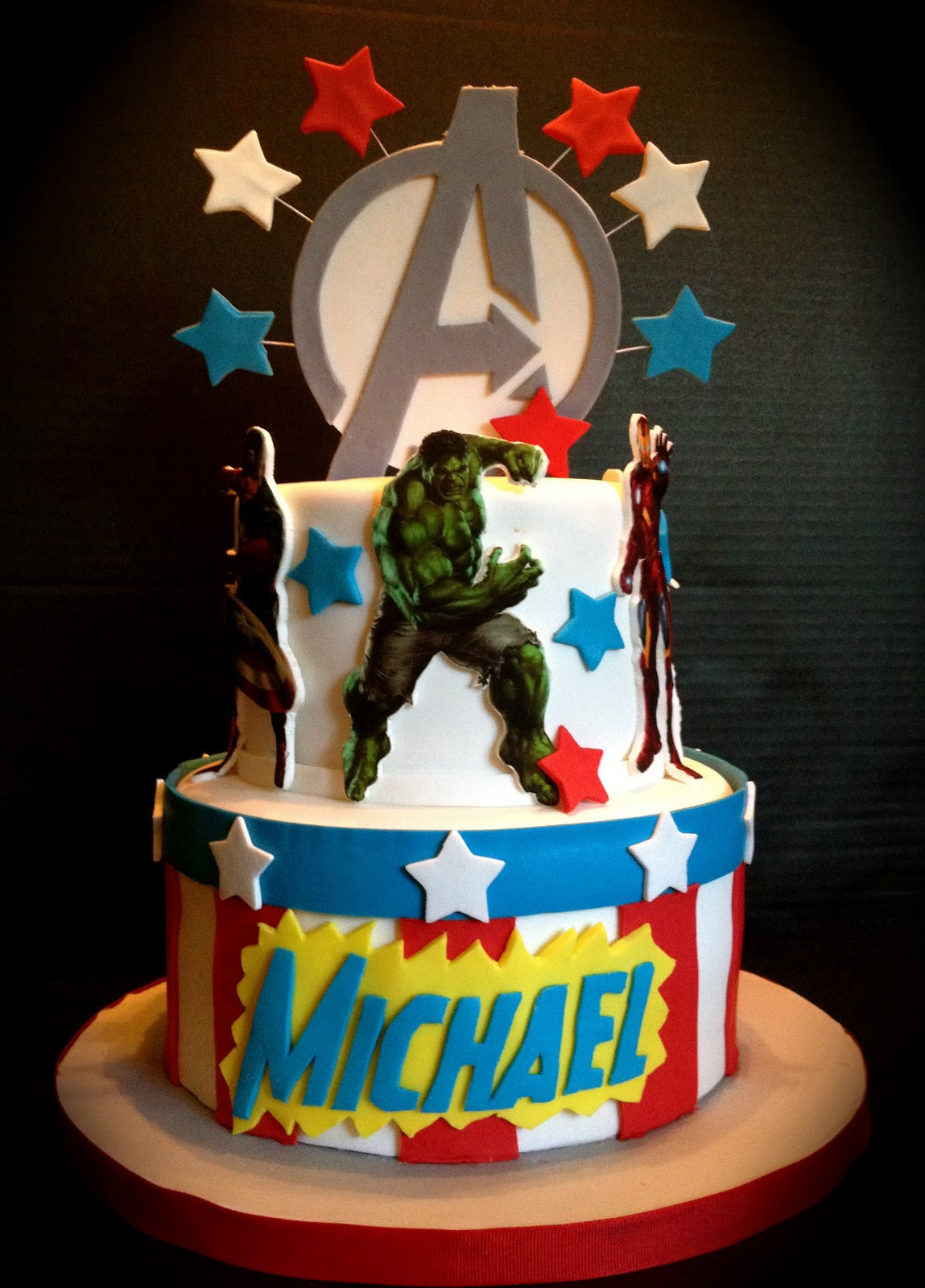 Avengers Birthday Cakes
 Peace Love & Cake Avengers Assemble a cake