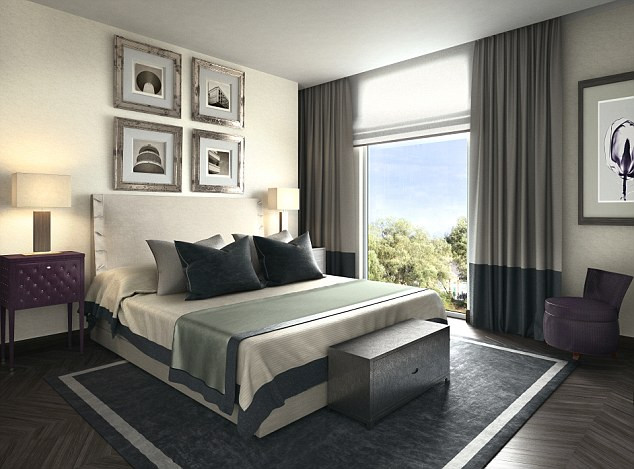 Average Sized Master Bedroom
 Marylebone penthouse with the Chiltern Firehouse next door