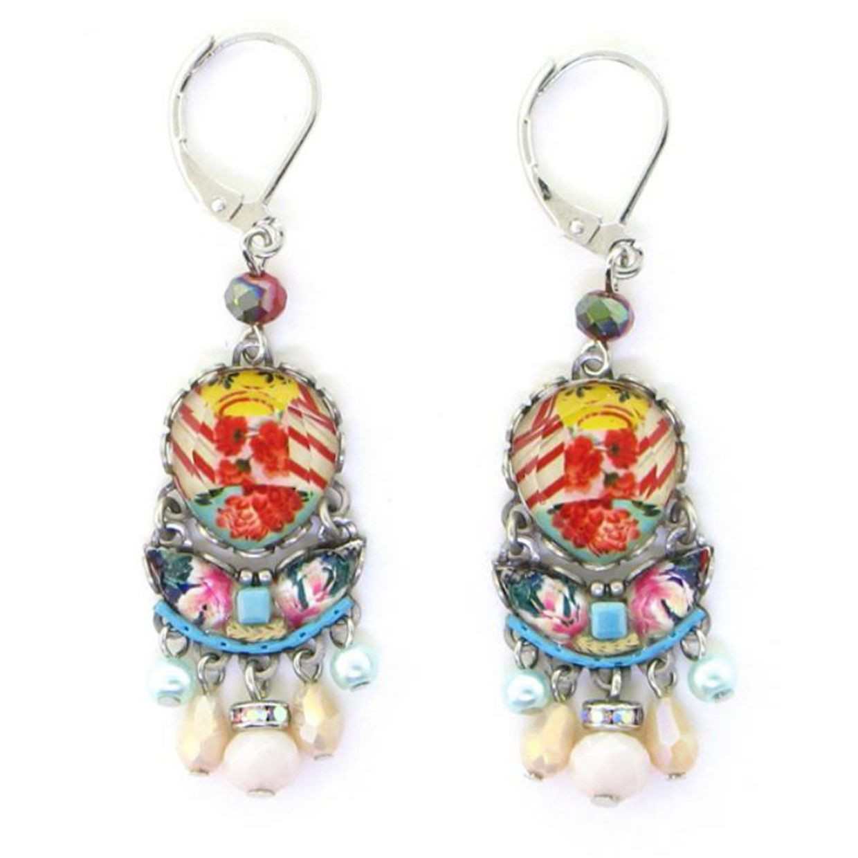 Ayala Bar Earrings
 Ayala Bar Israeli Jewelry Peony Spirit Earrings Summer