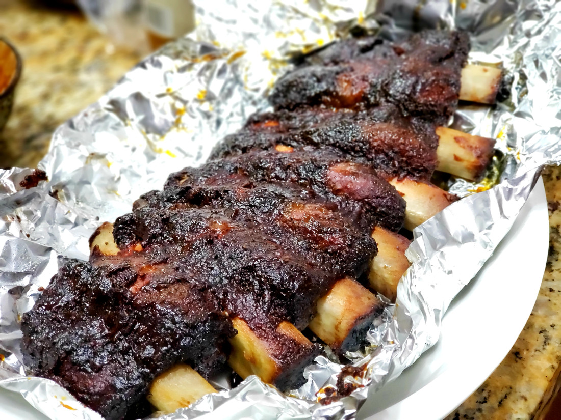 Baby Back Ribs Beef Or Pork
 Beef baby back ribs with BBQ sauce glaze – Halal BBQ