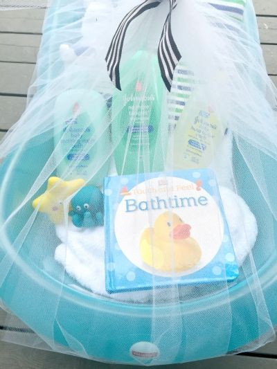 Baby Bath Tub Gift Ideas
 How to make a baby bathtub into a baby bundle t