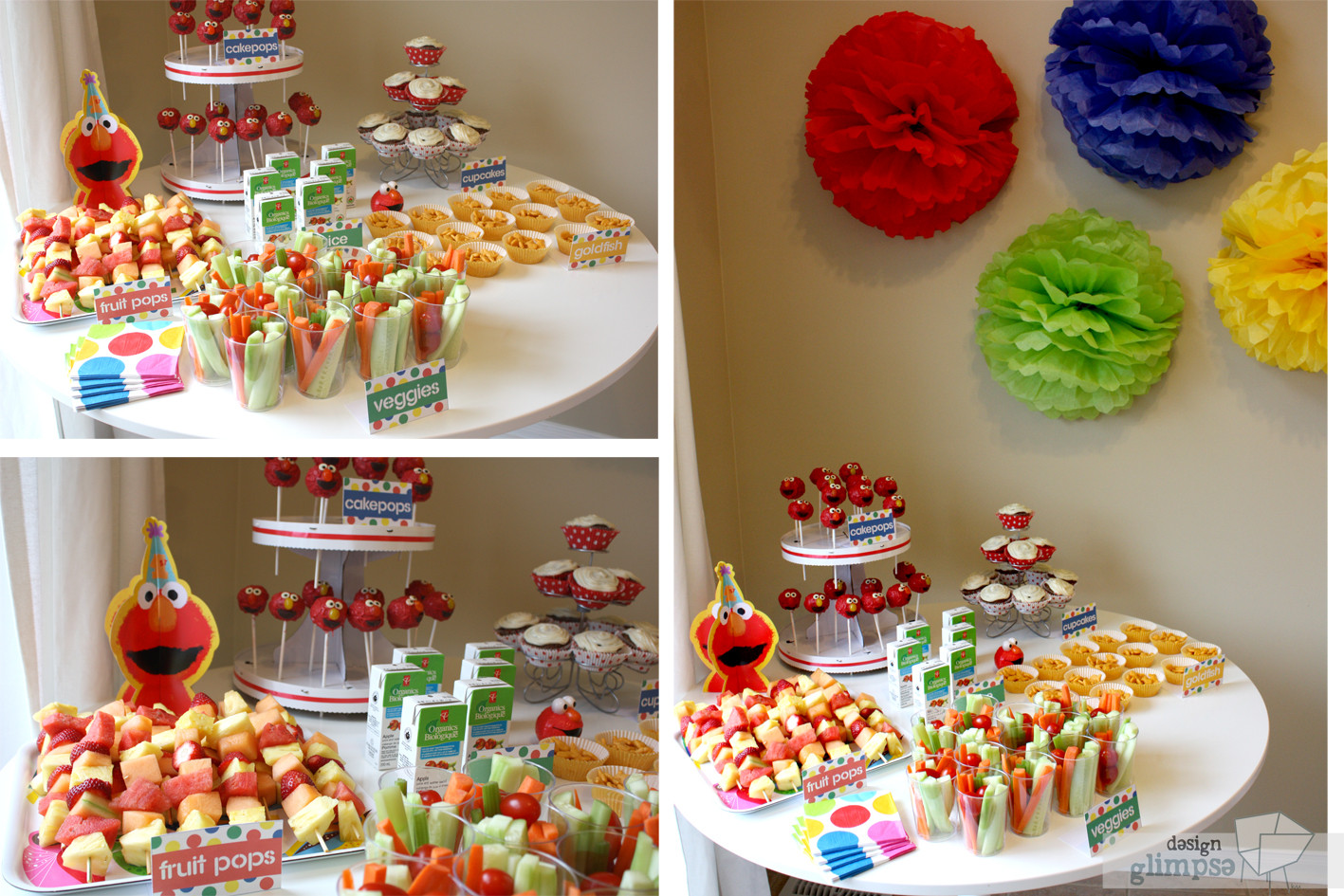 Baby Birthday Party Food Ideas
 design glimpse Little S s Elmo s first birthday party