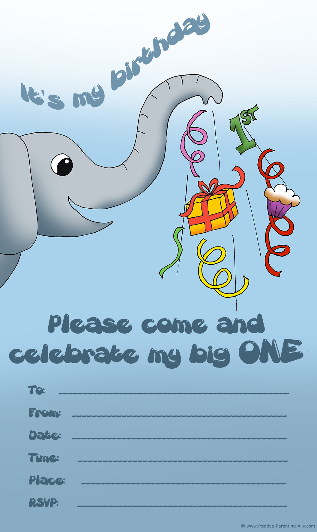 Baby Birthday Party Invitations
 Adorable Baby Birthday Invitations Gallery Free and Printable