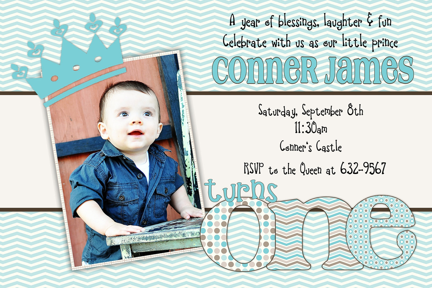 Baby Birthday Party Invitations
 Baby Boy First Birthday Invitations