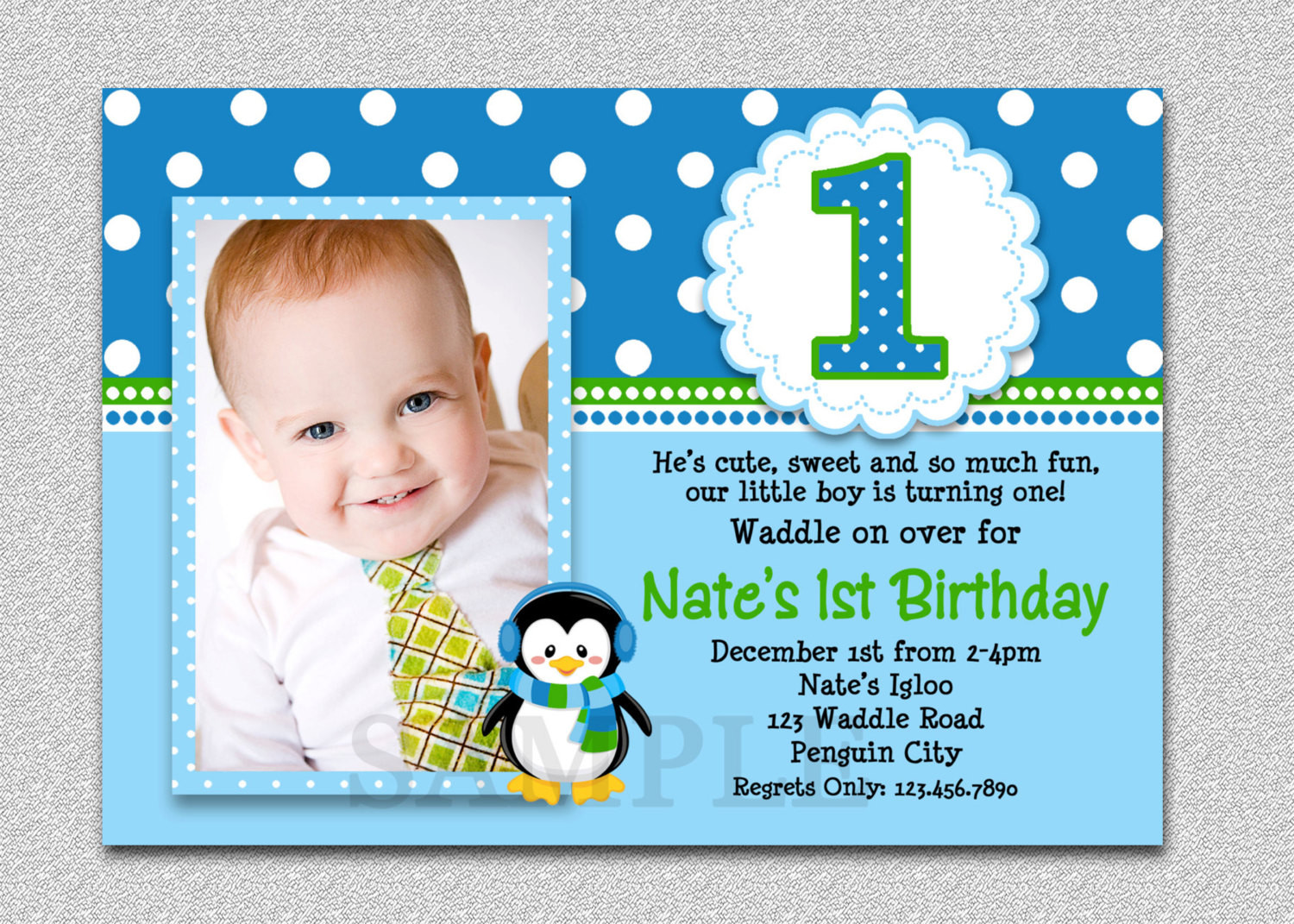 Baby Birthday Party Invitations
 1st Birthday Invitations Wording – FREE Printable Birthday