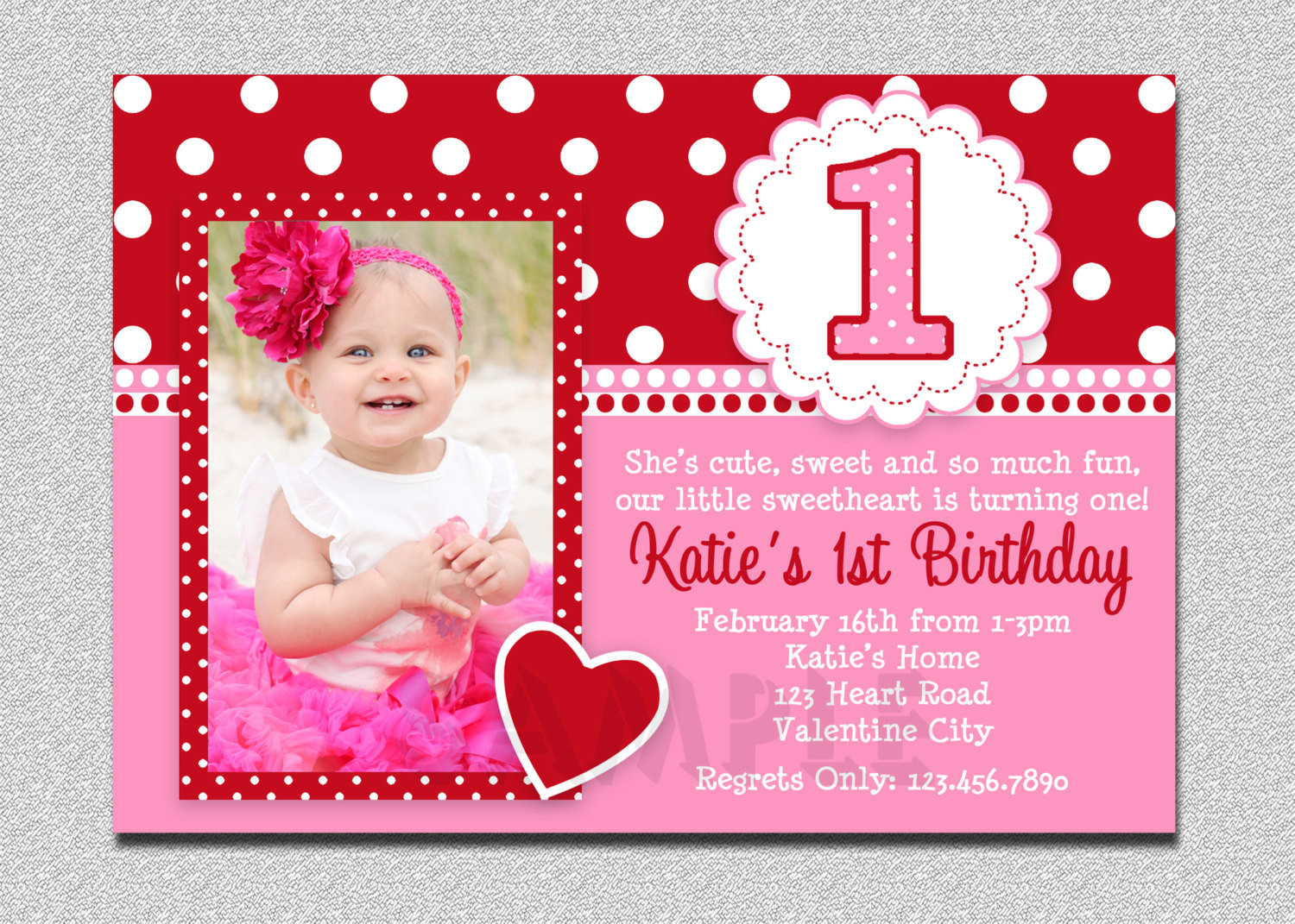 Baby Birthday Party Invitations
 Baby Mickey 1st Birthday Invitations