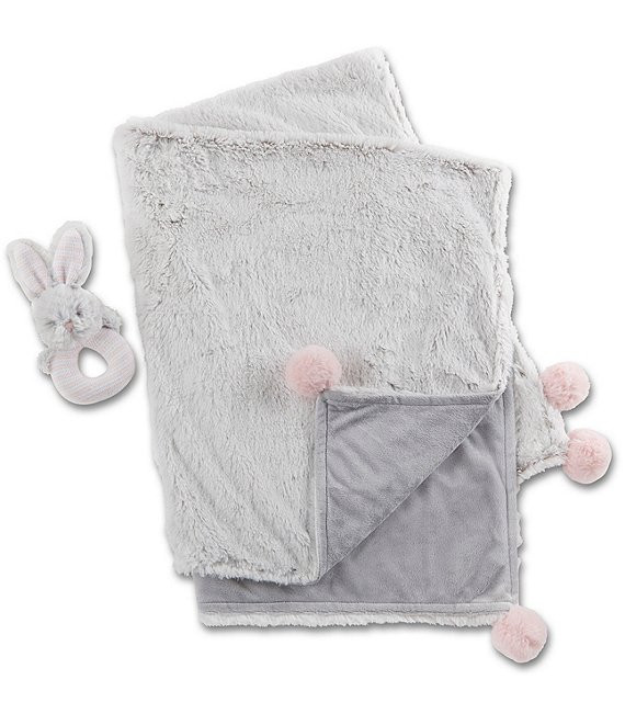 Baby Blanket Gift Sets
 Baby Aspen Baby Girls Luxury Baby Blanket & Rattle Gift