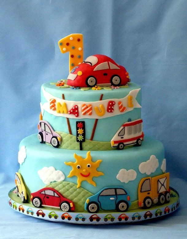 Baby Boy 1st Birthday Cake
 15 Baby Boy First Birthday Cake Ideas