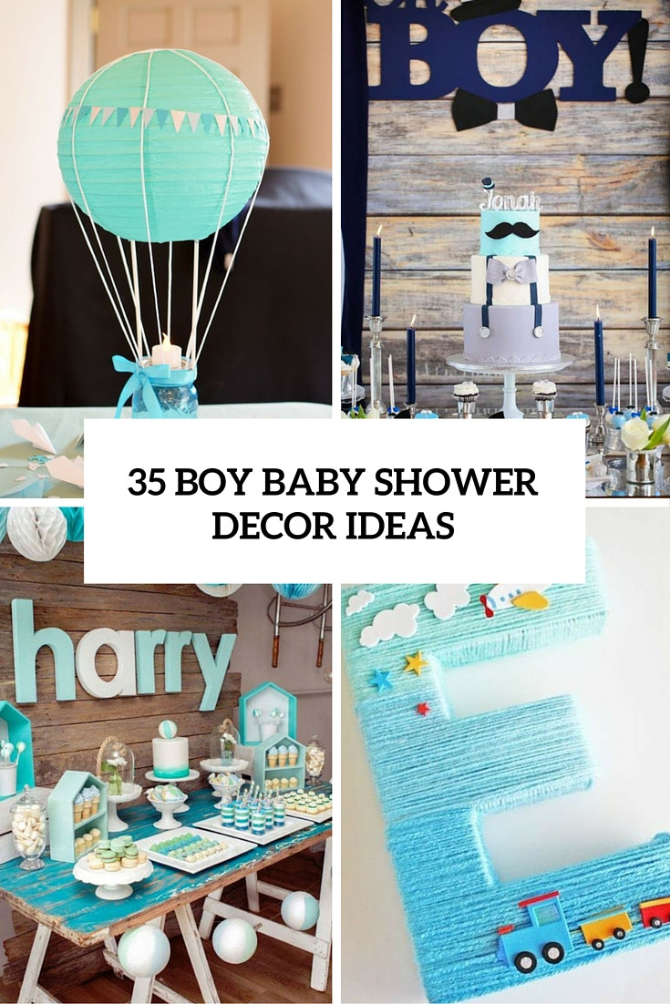 Baby Boy Baby Shower Decorations Ideas
 35 Boy Baby Shower Decorations That Are Worth Trying