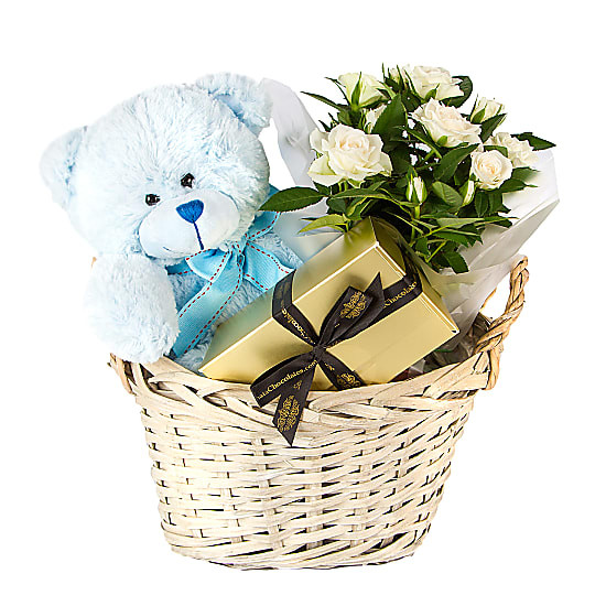 Baby Boy Gift Baskets Delivery
 Baby Boy Gift Basket delivered next day