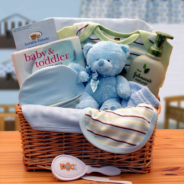 Baby Boy Gifts Newborn
 Organic New Baby Boy Gift Basket at Gift Baskets Etc