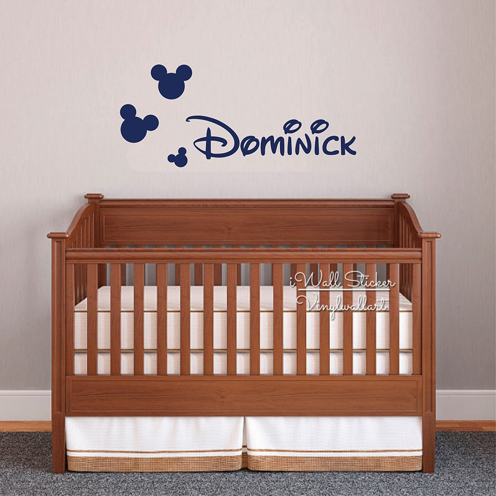 Baby Boy Wall Decor Stickers
 Baby Name Wall Sticker Custom Boys Name Wall Art Decal