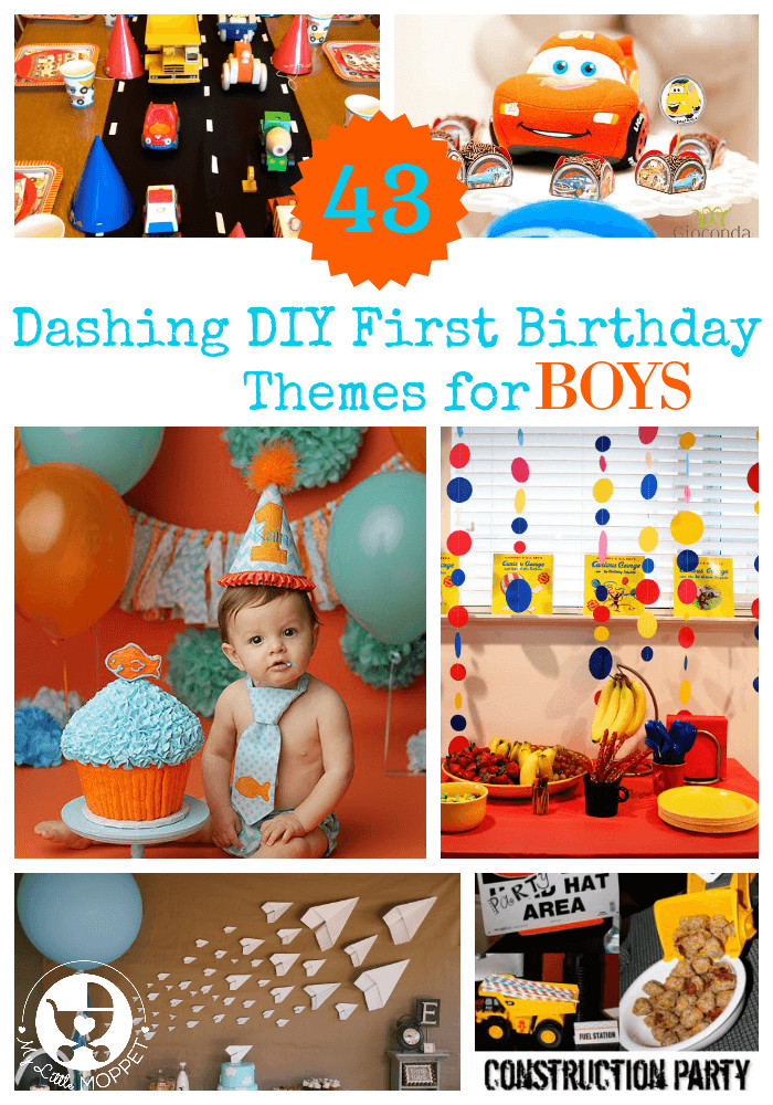 Baby Boys First Birthday Party
 43 Dashing DIY Boy First Birthday Themes