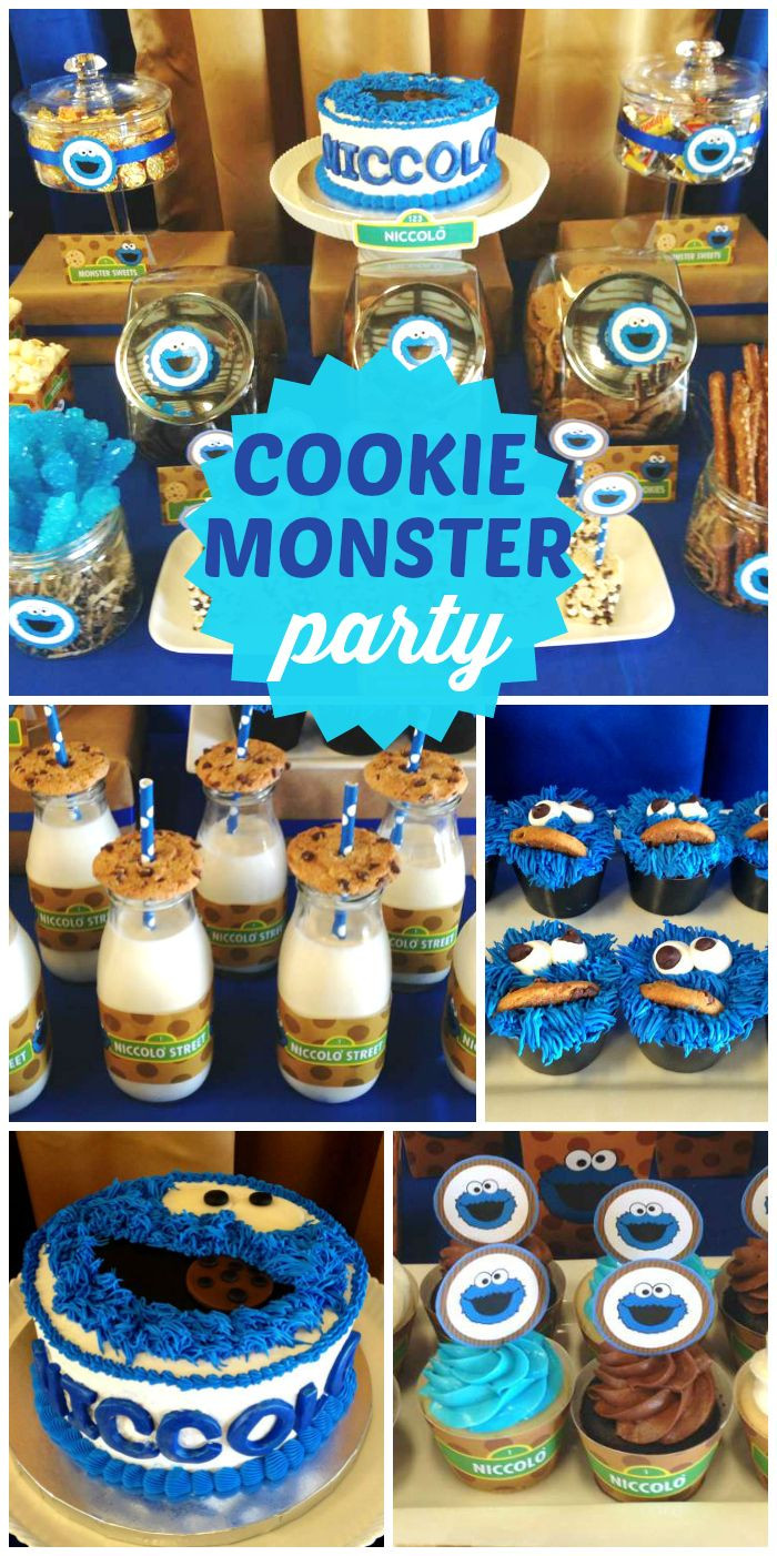 Baby Boys First Birthday Party
 An awesome Cookie Monster boy first birthday party with an