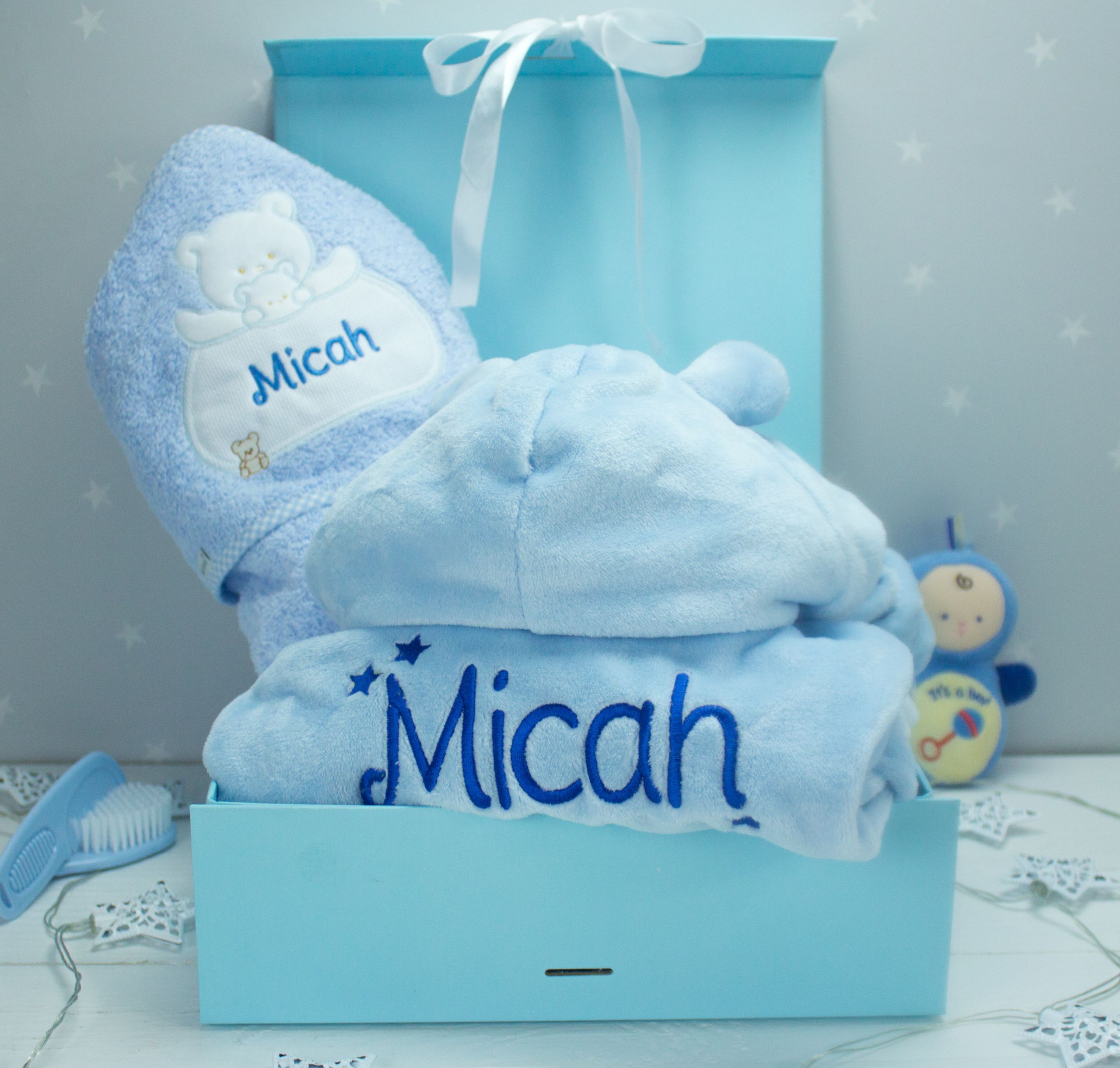 Baby Boys Gift Sets
 Personalised Baby Boy Bath Time Gift Set