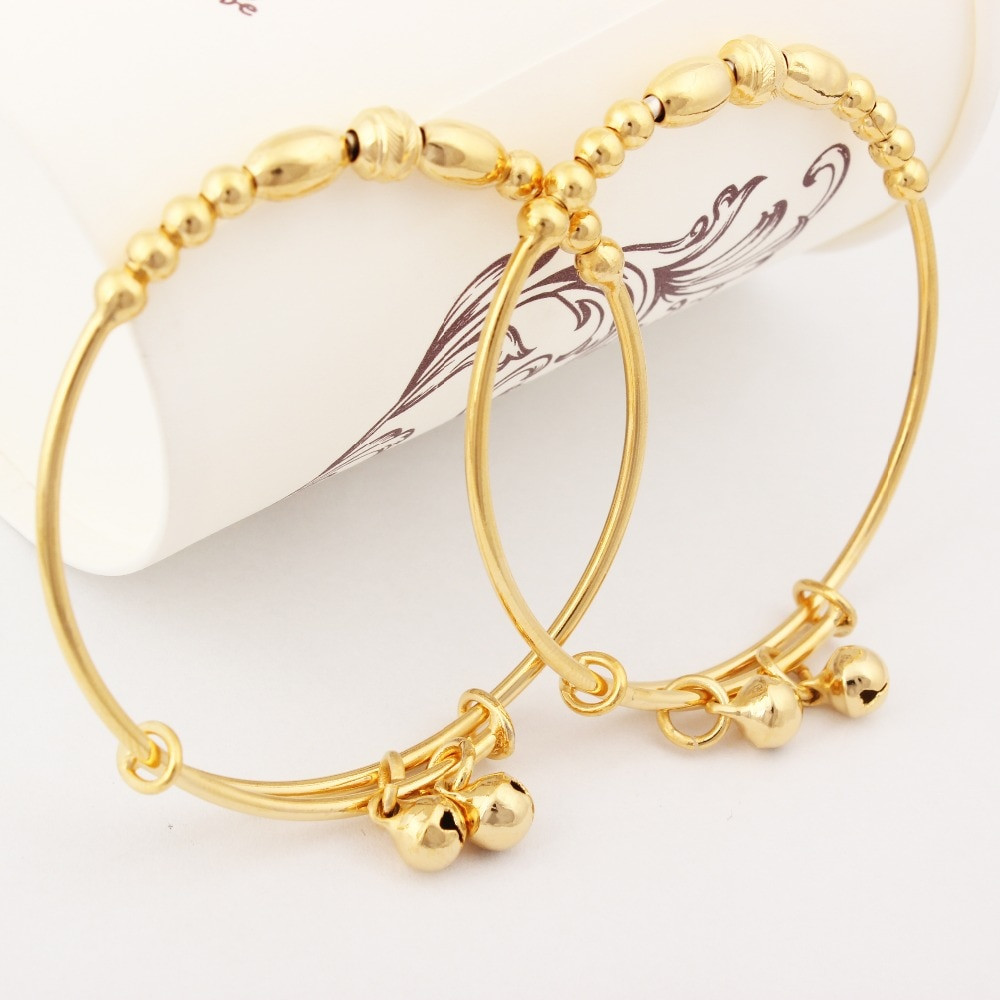 Baby Bracelets For Girl
 New Arrival Gold Color Baby Bracelets & Bangles Jewelry