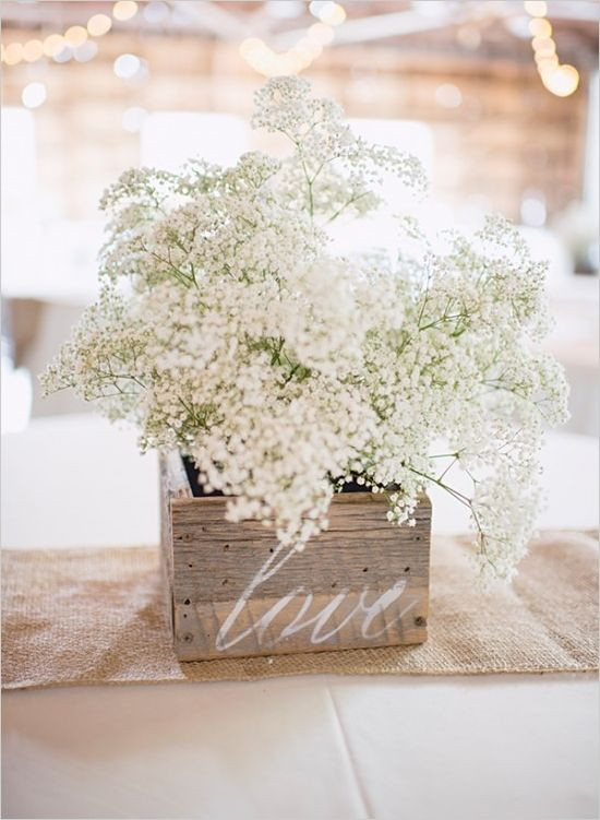 Baby Breath Wedding Decor
 68 Baby s Breath Wedding Ideas for Rustic Weddings