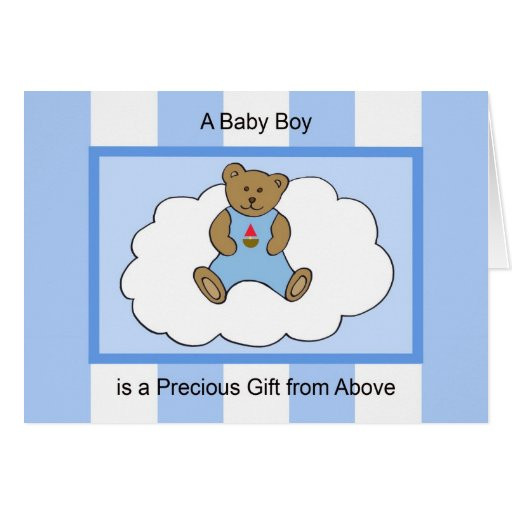 Baby Congrats Gift
 Baby Boy Congratulations Card Precious Gift