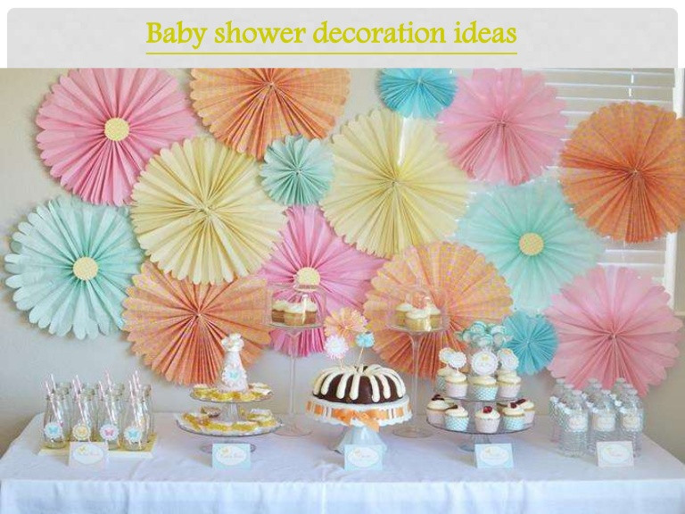 Baby Decoration Ideas
 Easy yet simples baby shower decoration ideas