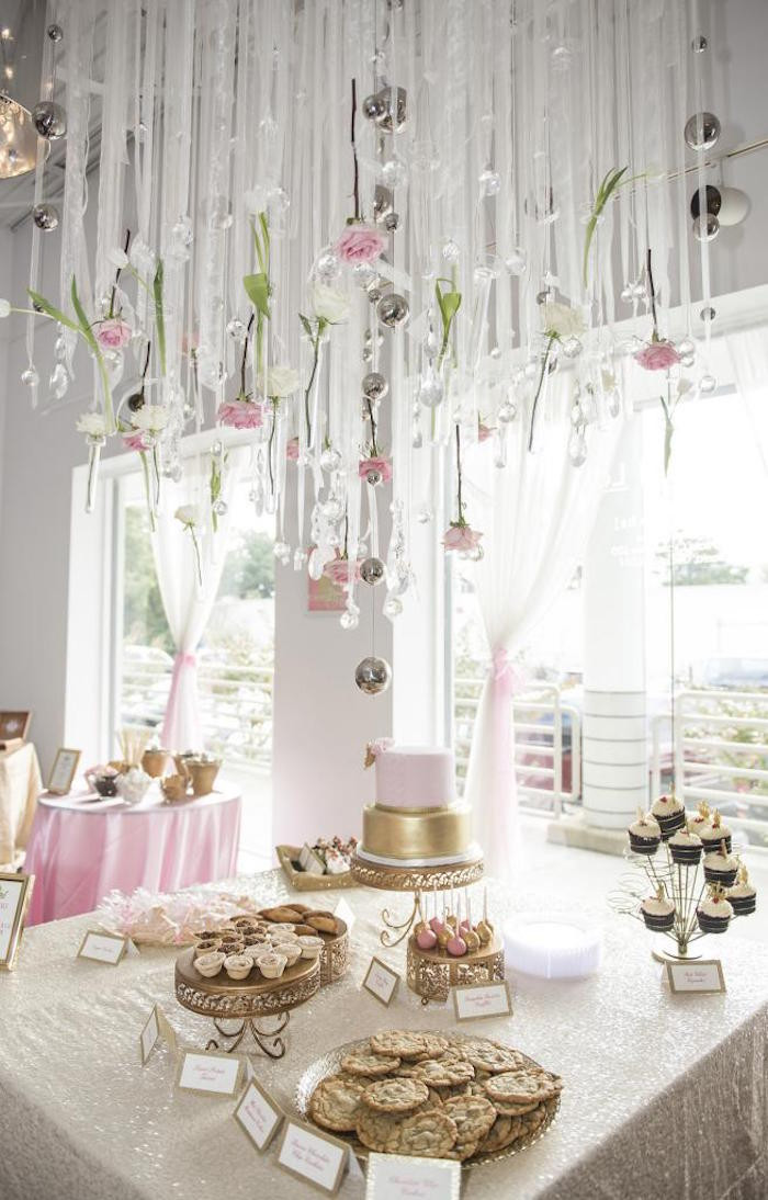 Baby Decoration Ideas
 Kara s Party Ideas Royal Pink Gold Baby Shower