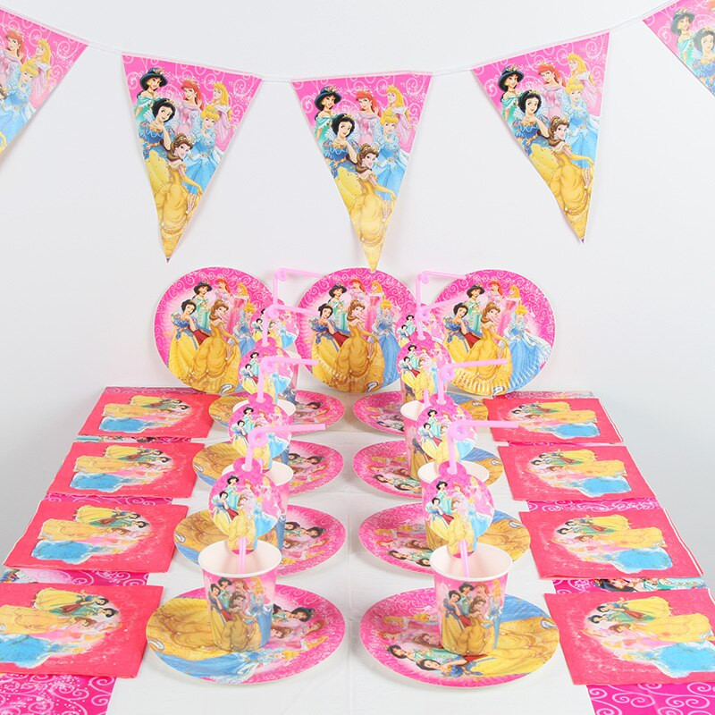 Baby Disney Party Supplies
 91pcs lot DISNEY Princess party supplies Kids Birthday