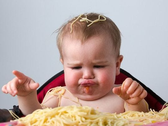 Baby Eating Spaghetti
 6 things you should be saving for but aren t