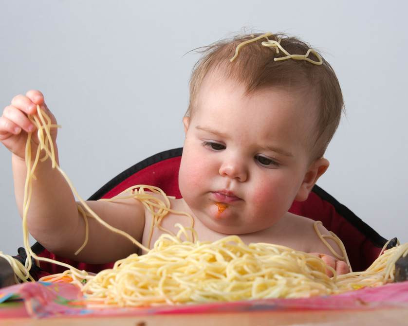 Baby Eating Spaghetti
 Linguistics Goes Hollywood – The LINGUIST List